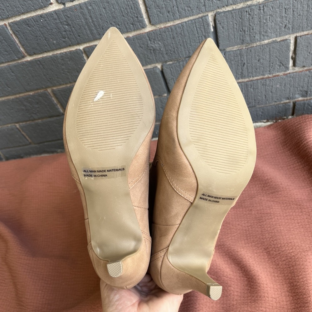 DV Dolce Vita Andres Tan Western Boots Pointed Toe Size 7.5 NEW - Picture 5 of 7